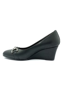 Resim Punto 312213 Siyah Dolgu Taban Kadın Ayakkabı 