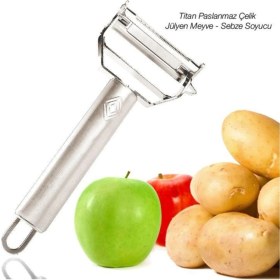 Resim Meyve Sebze Soyucu Soyacak Paslanmaz Çelik Soyacak Jülyen Soyacak 