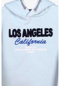 Resim Breeze Süzene Nakışlı Su Yeşili Erkek Çocuk Sweatshirt (7-12 Yaş) Yeşil 