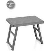 Resim Tilbe Home Portatif Büyük Boy Katlanabilir Plastik Kamp Piknik Sehpası Katlanır Bahçe Balkon Kamp Masası Çok Renkli 