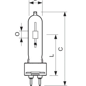 Resim MASTERColour CDM-T 150W/942 G12 1CT 4200K Beyaz Gaz Deşarjlı Ampul 