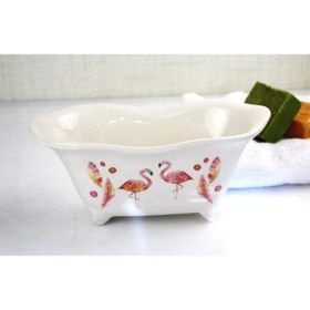 Resim Limbo Home Flamıngo Seramık Küvet Buyuk 