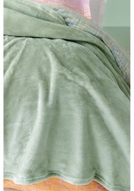 Resim Yataş Bedding Olenna Çift Kişilik Wellsoft Battaniye - Adaçayı 