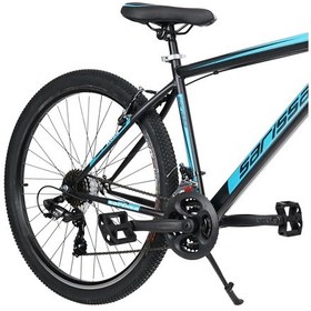 Resim Sarissa Moon 27,5" Jant Mtb Ön Amortisörlü Shimano Kelebek 21 Vites V Fren Dağ Bisikleti Siyah Mavi 
