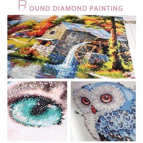 Resim 5d Diy Elmas Nakış Manzara Yazı Tahtası Alıntı Elmas Boyama Çapraz Dikiş Ev Dekor Hediye 40x50cm 