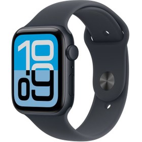 Resim Apple Watch SE 3 GPS 44mm Gece Yarısı Alüminyum Kasa Gece Yarısı Spor Kordon M/L MEHQ4TU/A 