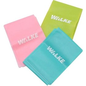 Resim Walke Pilates Bandı Plates Egzersiz Direnç Lastiği Seti 3 'lü (Uç Kısmı Açık) 