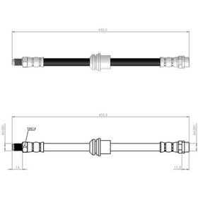 Resim FREN HORTUMU ÖN BMW 3 E36 Z3 ROADSTER 90-98 34321159717 