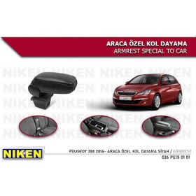 Resim Peugeot 308 Kol Dayama Kolçak Vidasız Konsol 2014+ Niken 