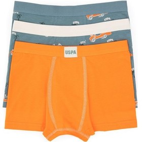 Resim U.S. Polo Assn. Erkek Çocuk 3'lü Boxer Takım 50319395-VR051 