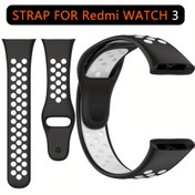 Resim Firebee Çift Tonlu Nefes Alabilir Yedek Kayış Redmi Watch 3 için - Spor TPU Akıllı Saat Bandı 