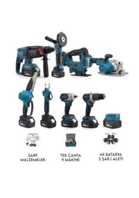 Resim Branzeg BRZ-9S4 Süper 36V 9'lu Şarjlı Set 