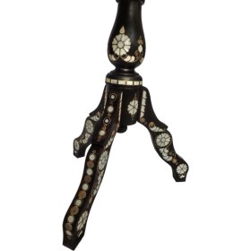 Resim Gümüştekin Sedef Kakma Fiskos Sehpa 