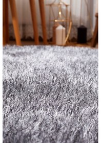 Resim El Dokuması Peluş Kilim 70 140 Cm Yolluk Banyo Mutfak Kapı Önü Paspası Kırçıllı Gri 