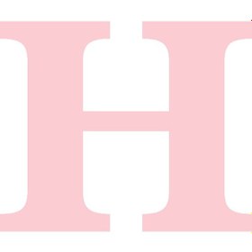 Resim Karton Harf Banner Pembe H 