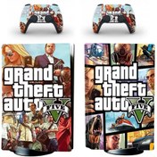 Resim cosy home gift Grand Theft Auto V Playstation 5 Standart Disk Edition Sticker Kaplama Seti 