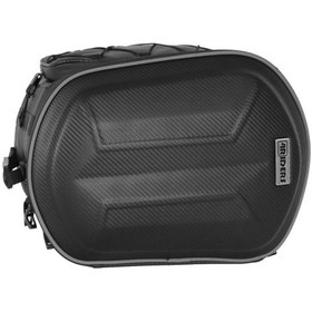 Resim 4riders Carbon Evo Series Arka Çanta Scooter Ara Çantası Siyah Siyah 