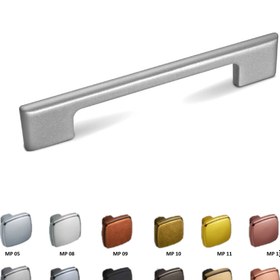 Resim ÇEBİ Mat Siyah 160 mm Çekme Mobilya Kulpu MP24 (A186160124) 
