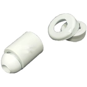 Resim Yıldırım 4 Adet Taharat Çubuğu Ucu Plastik Beyaz Taharet Borusu Ucu Perletörü Aparatı 