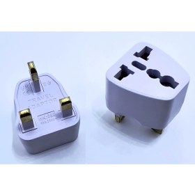 Resim Aogo Seyahat Fişi Adaptörü Tip G Plug Adapter Üniversal 3 Pinli Fiş 10A 