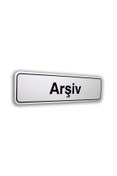 Resim PASS PVC Kapı İsimliği ARŞİV 7X25 CM 