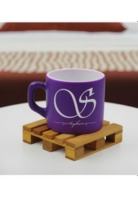 Resim Bk Gift Kişiye Özel İsimli Mor Renkli Middle Çay & Kahve Fincanı-5, Arkadaşa Hediye, Sevgiliye Hediye, Doğum Günü Hediyesi Kobitmeyencom32538 Bk Gift 