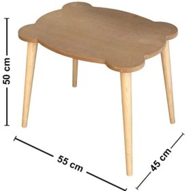 Resim Boyanabilir Ahşap Mdf Diktdörtgen Çocuk Oyun Aktivite Masası 