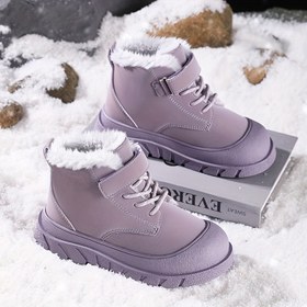 Resim Kız Çocukları İçin Peluş Astarlı, Geniş Burunlu, Erkek ve Kız Çocukları İçin Günlük ve Dış Mekan Yürüyüşü, Kamp, Yeni Sonbahar ve Kış Koleksiyonu 