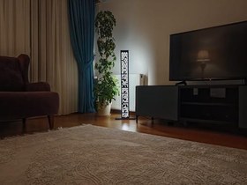 Resim Motifli Dekoratif Lambader 