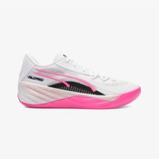 Resim Puma All Pro Nıtro Unisex Beyaz Basketbol Ayakkabısı Düz 309689 Beyaz 