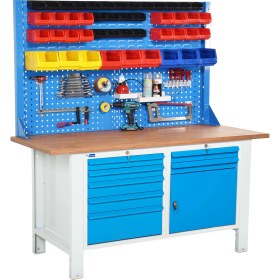 Resim Star Çelik Atölye Çalışma Tezgahı (1600 x 720 x 830-930/1844 mm) 