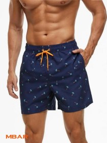 Resim Mbar Yüzme Şortu 187025443 Mavi 