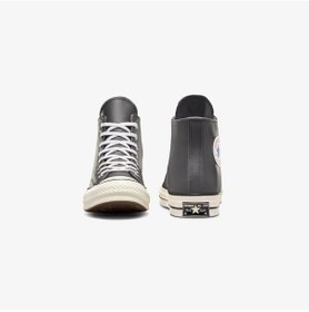 Resim Converse Chuck 70 Unisex Gri Deri Sneaker Düz A09479c Gri 