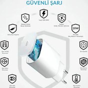 Resim ATEŞİLETİŞİM LC-101 Micro Usb Cihazlarla Uyumlu Şarj Aleti 12w 2.1a Şarj Seti 