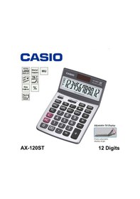 Resim Casio Ax-120St Hesap Makinesi Oynar Başlık 12 Hane 