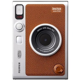 Resim FUJIFILM Instax Mini Evo Hybrid (Brown) Fotoğraf Makinesi 