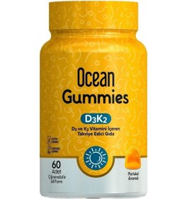 Resim Ocean Gummies D3K2 60 Çiğnenebilir Jel Form 