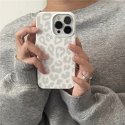 Resim Beşik leopar desenli cep telefonu kılıfı, büyük delik jel kabuk, iPhone 16pro Max / 15 / 14 Plus / 13 / 12 / 11 koruyucu kapak için uygun, Noel hediyesi, Yeni Yıl hediyesi, Paskalya hediyesi, Cadılar Bayramı hediyesi, aile ve arkadaşlara verin 