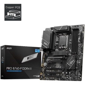 Resim MSI PRO B760-P DDR4 HDMI-DP PCIE 4.0 1700p ATX 