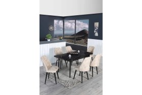 monstera schwarz Künstliche Pflanze Fensterblatt Monstera op stam inkl. Ziertopf, schwarz  kaufen main image 1