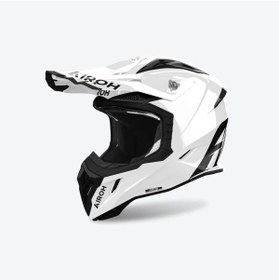 Resim Aıroh Avıator Ace 2 Color Whıte Gloss Kask Beyaz 