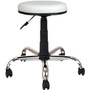 Resim Bürocci Metal Ayaklı Tabure-Beyaz-2999D0109 