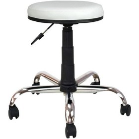 Resim Bürocci Metal Ayaklı Tabure-Beyaz-2999D0109 