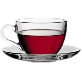Resim Paşabahçe Basic 6lı Set Çay Kahve Büyük Fincan Bardak Takımı 238 ml - 12 Parça - 6 Kişilik - 97948 