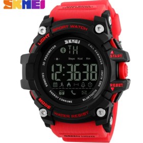 Resim Hanyang Kırmızı Skmeı Su Geçirmez Erkek Saatler Lüks Marka Moda Askeri Dijital Açık Hava Spor Saati LED Elektronik Saat Relogio Masculino (Yurt Dışından) 