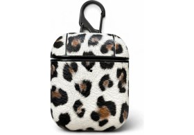 Resim Lenigza Beyaz Leopar Airpods 1 - 2 Kılıfı 
