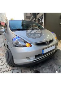Resim Honda Jazz 2002-2010 Uyumlu H Lip Esnek Ön Lip 2 Parça Karlık Ön Ek Tampon Altı Dill 