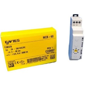 Resim ENTES Elektronik Zaman Rölesi 4-60 Saniye 