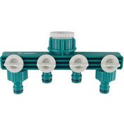 Resim Raco 55257 Dörtlü (4'Lü) Vanalı Su Musluk Dağıtıcı Adaptörü 
