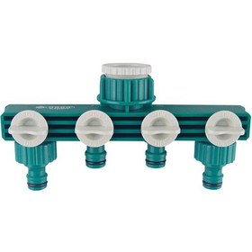 Resim Raco 55257 Dörtlü (4'Lü) Vanalı Su Musluk Dağıtıcı Adaptörü 